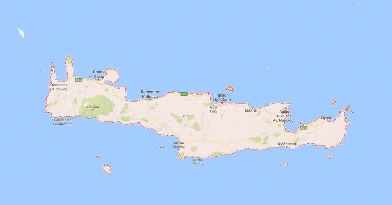 Kreta Karte